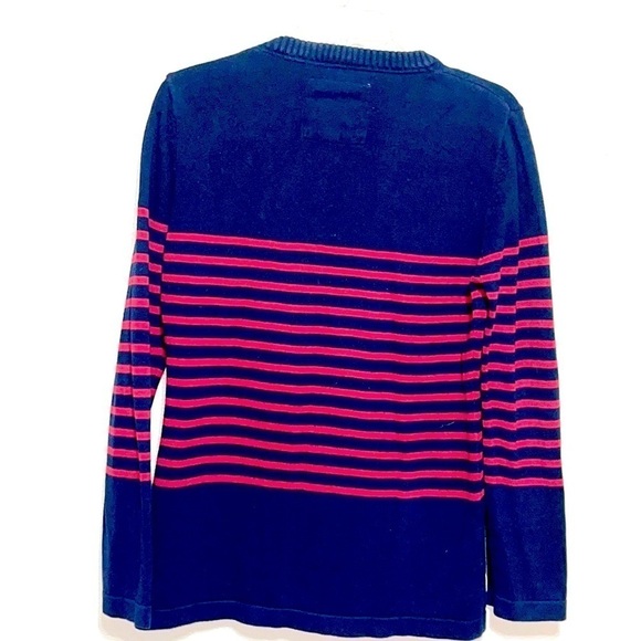 Race Marine Woman Blue and Red Stripes Sweater Size L - Picture 7 of 14